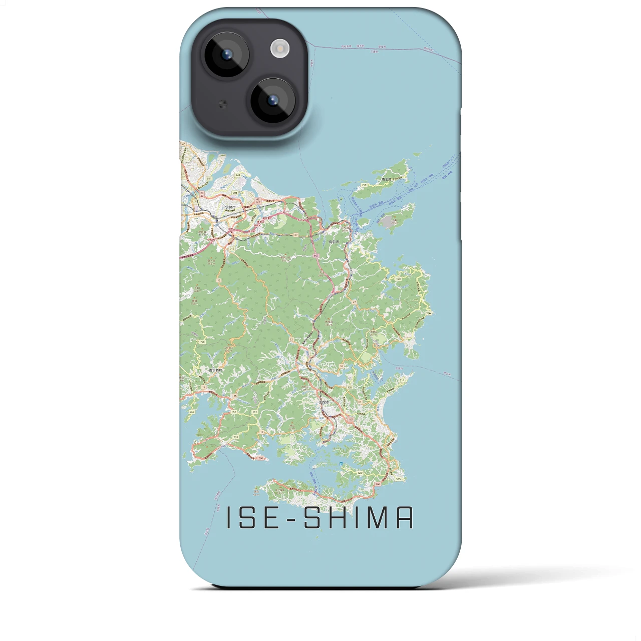 【伊勢志摩(三重県)】地図柄iPhoneケース(バックカバータイプ)