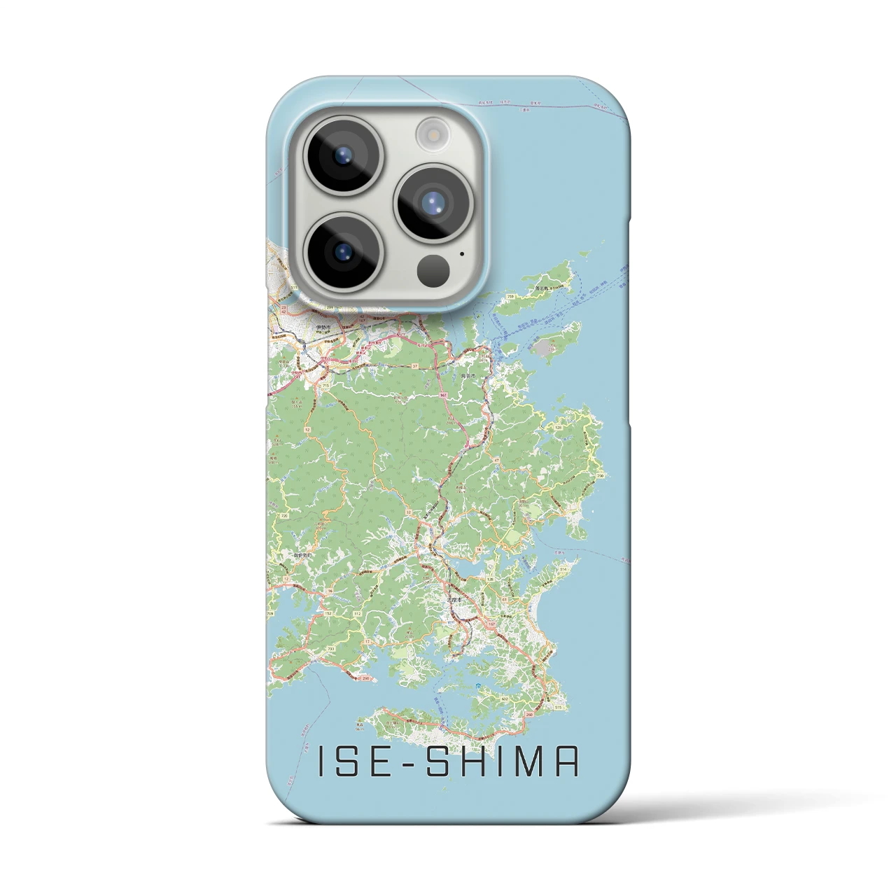 【伊勢志摩(三重県)】地図柄iPhoneケース(バックカバータイプ)