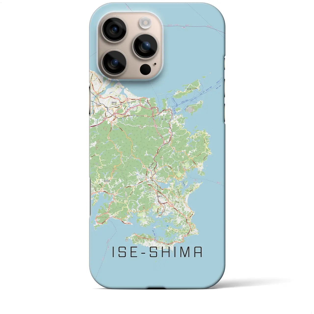 【伊勢志摩(三重県)】地図柄iPhoneケース(バックカバータイプ)