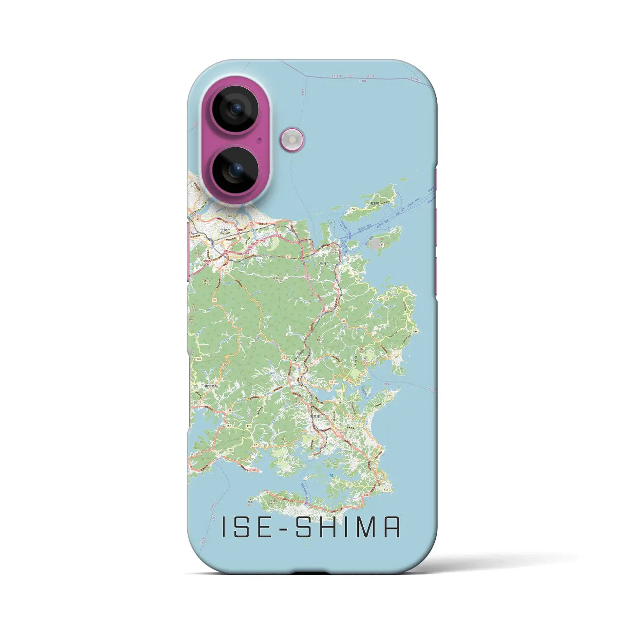 【伊勢志摩(三重県)】地図柄iPhoneケース(バックカバータイプ)