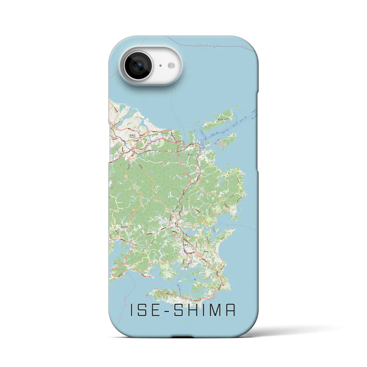 【伊勢志摩(三重県)】地図柄iPhoneケース(バックカバータイプ)