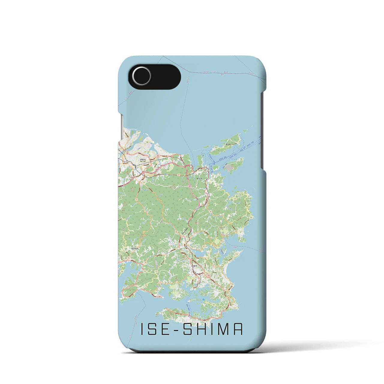 【伊勢志摩(三重県)】地図柄iPhoneケース(バックカバータイプ)