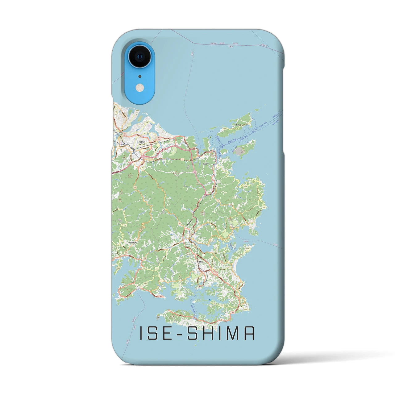 【伊勢志摩(三重県)】地図柄iPhoneケース(バックカバータイプ)