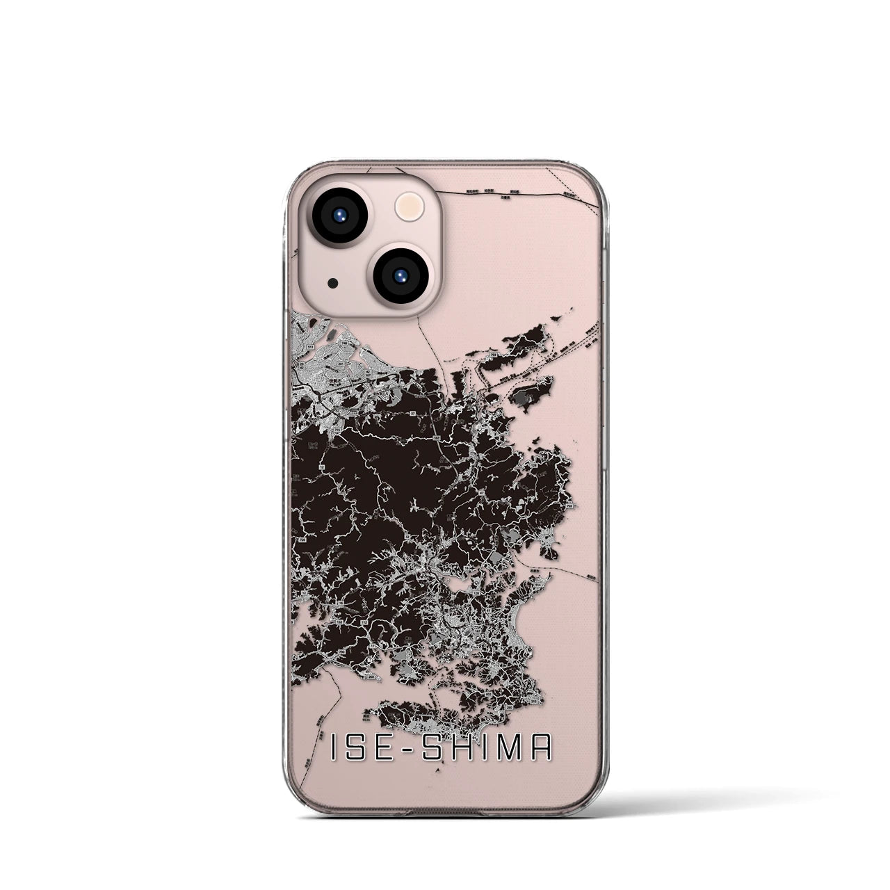 【伊勢志摩(三重県)】地図柄iPhoneケース(クリアタイプ)