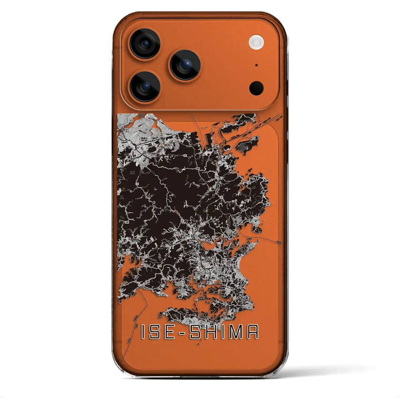 【伊勢志摩(三重県)】地図柄iPhoneケース(クリアタイプ)