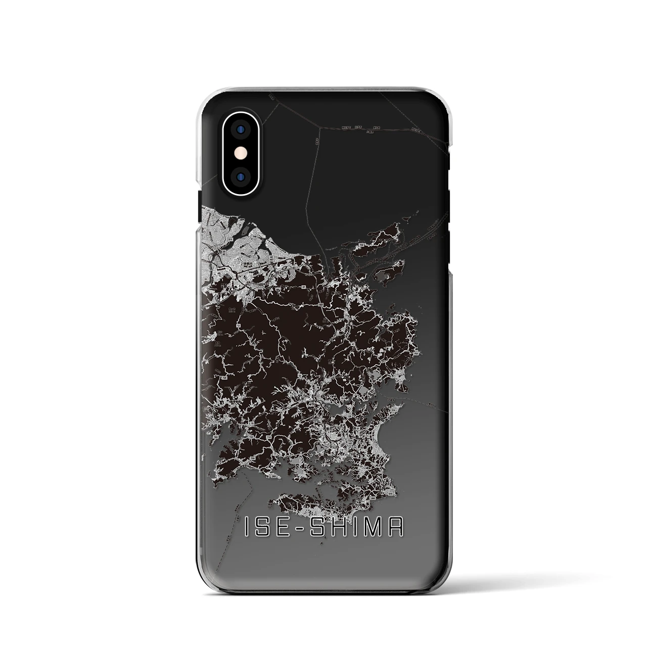 【伊勢志摩(三重県)】地図柄iPhoneケース(クリアタイプ)