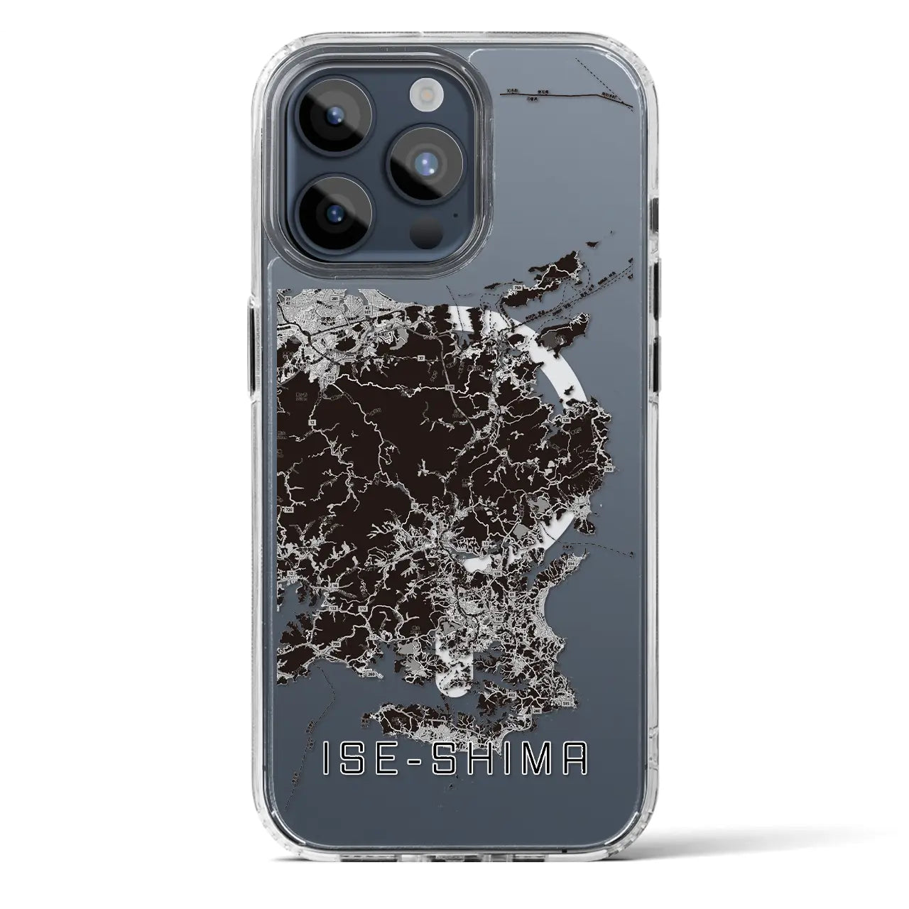 【伊勢志摩(三重県)】地図柄iPhoneケース(MagSafeタイプ)
