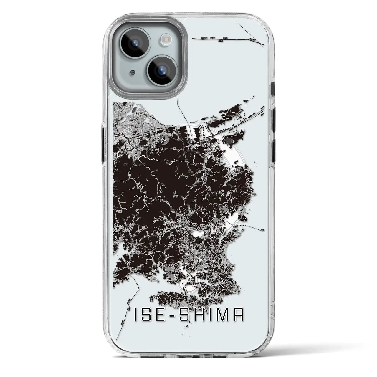 【伊勢志摩(三重県)】地図柄iPhoneケース(MagSafeタイプ)