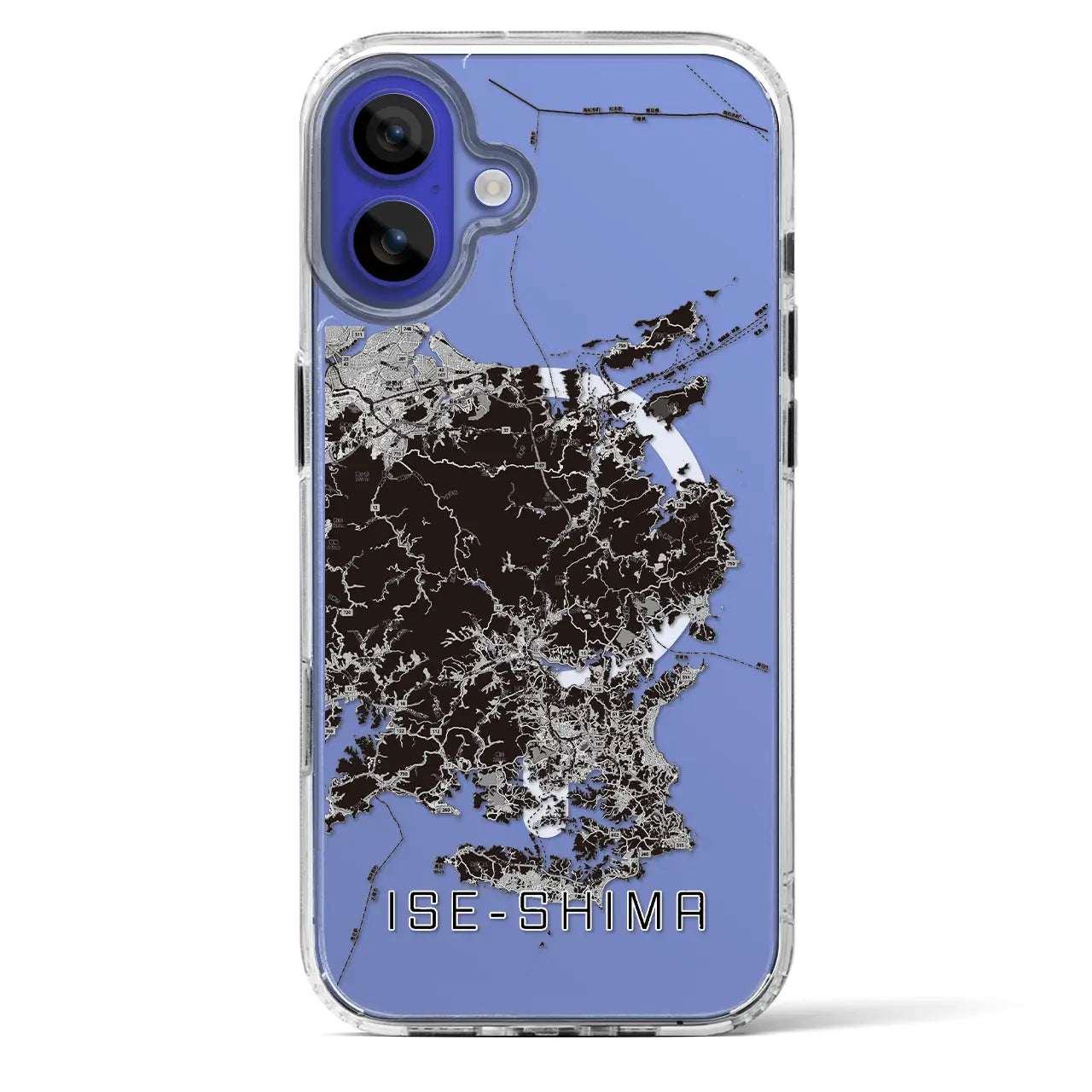 【伊勢志摩(三重県)】地図柄iPhoneケース(MagSafeタイプ)