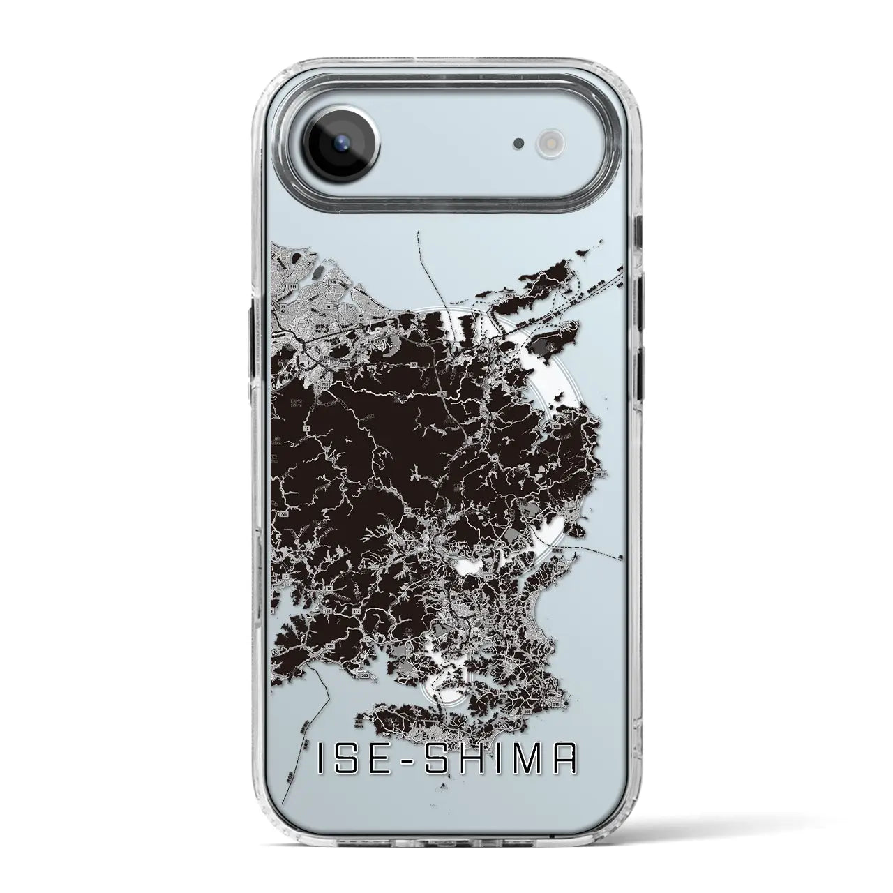 【伊勢志摩(三重県)】地図柄iPhoneケース(MagSafeタイプ)