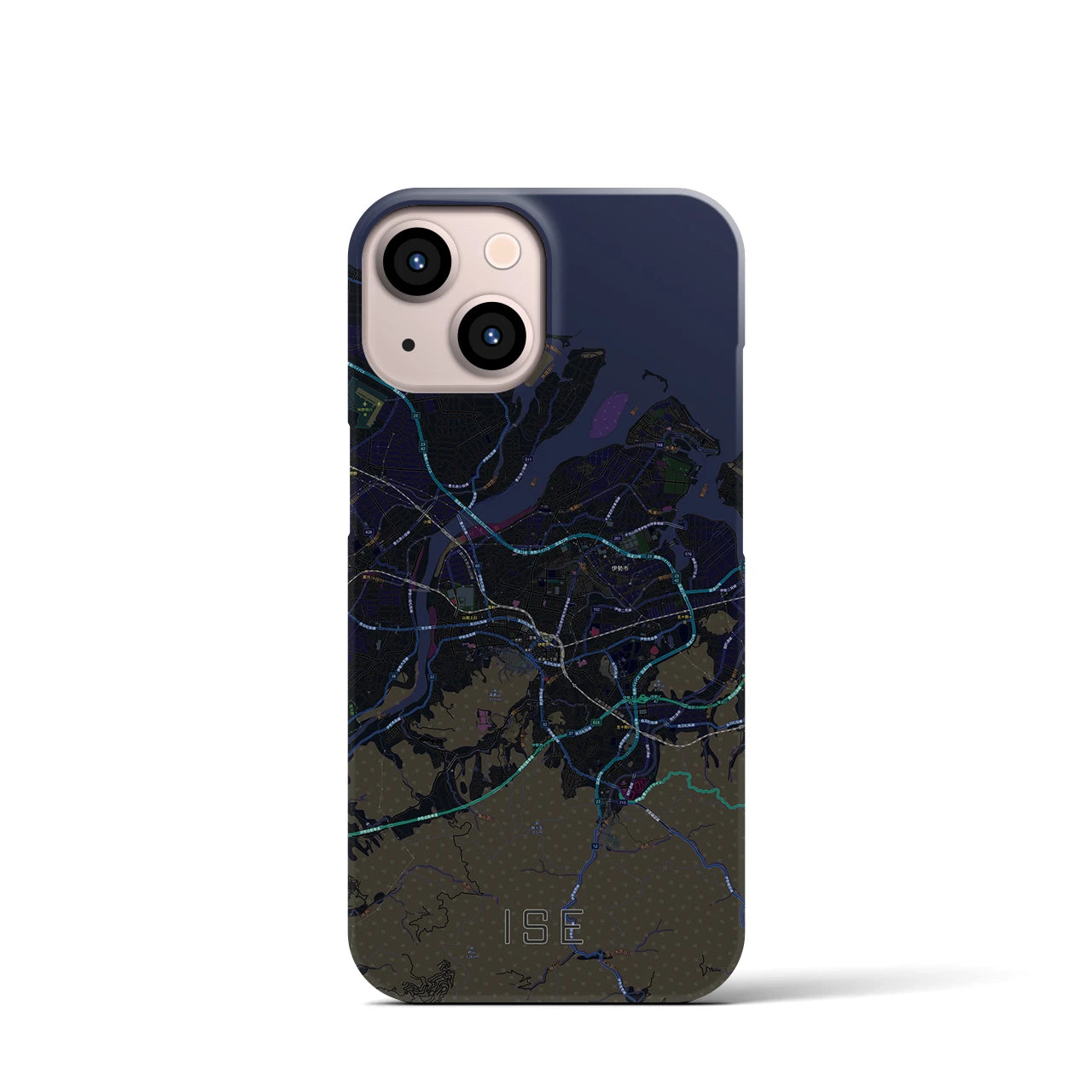 【伊勢(三重県)】地図柄iPhoneケース(バックカバータイプ)