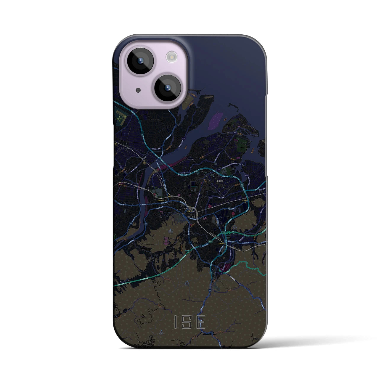 【伊勢(三重県)】地図柄iPhoneケース(バックカバータイプ)