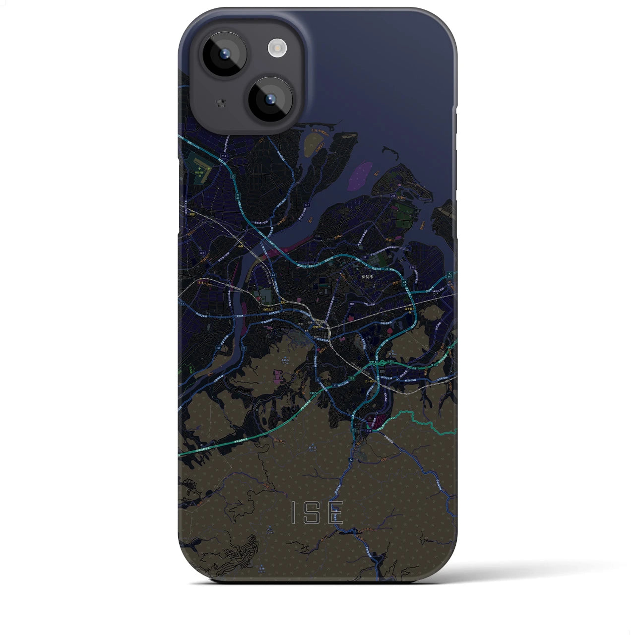 【伊勢(三重県)】地図柄iPhoneケース(バックカバータイプ)