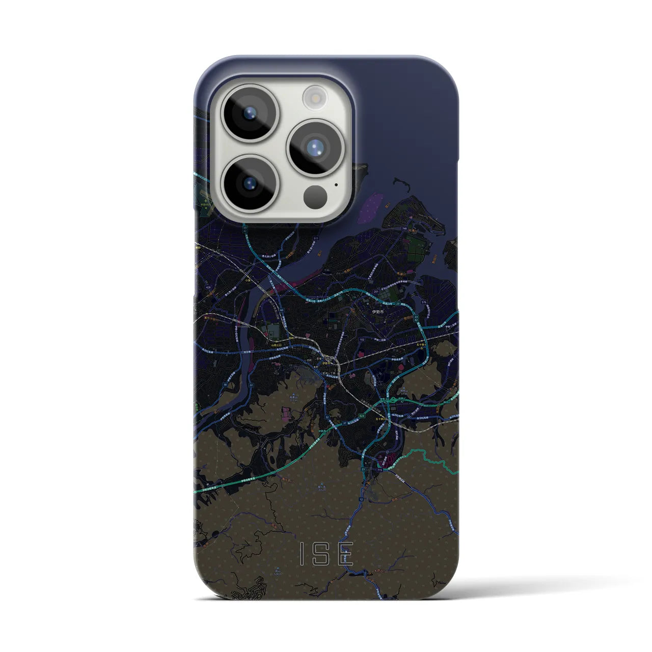 【伊勢(三重県)】地図柄iPhoneケース(バックカバータイプ)