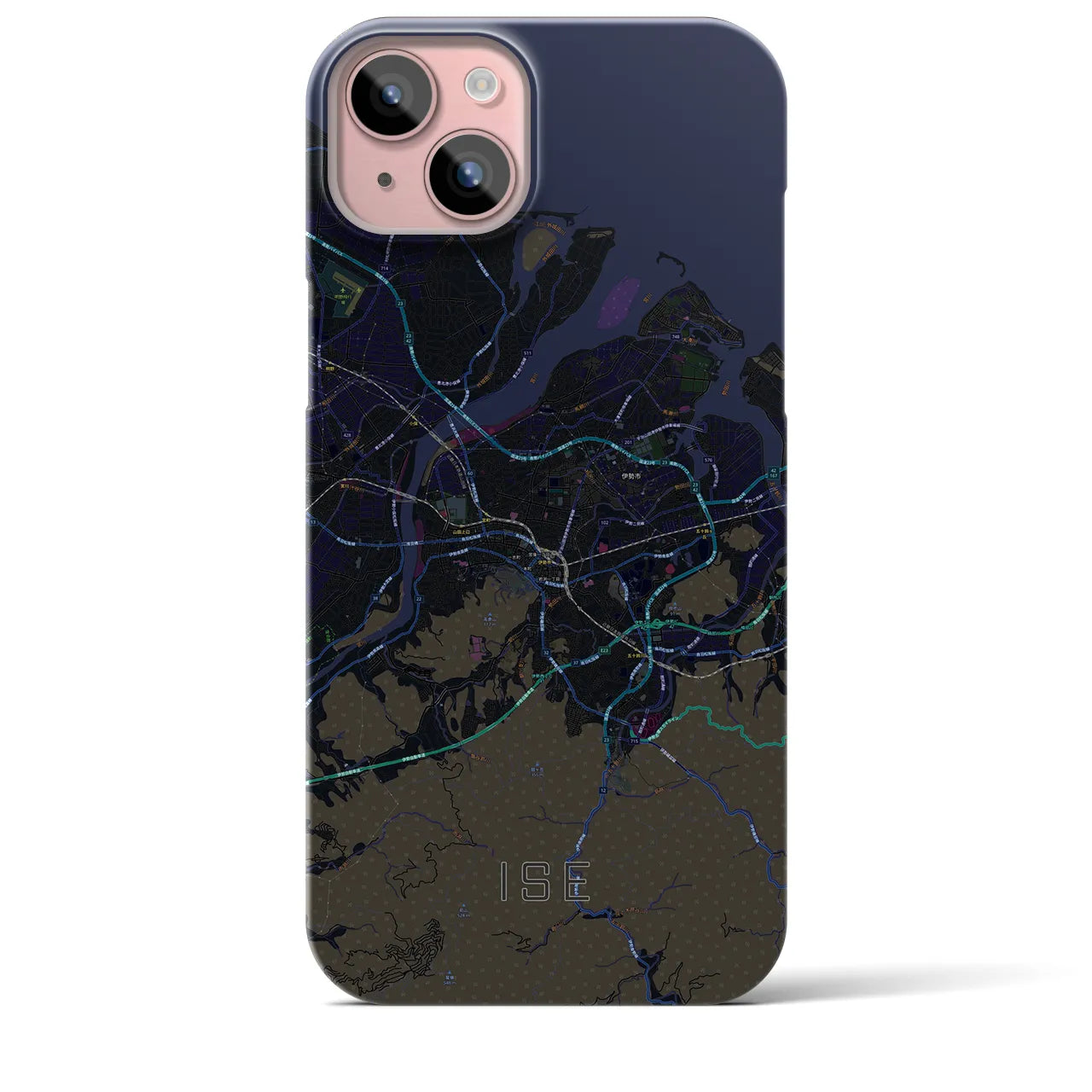 【伊勢(三重県)】地図柄iPhoneケース(バックカバータイプ)