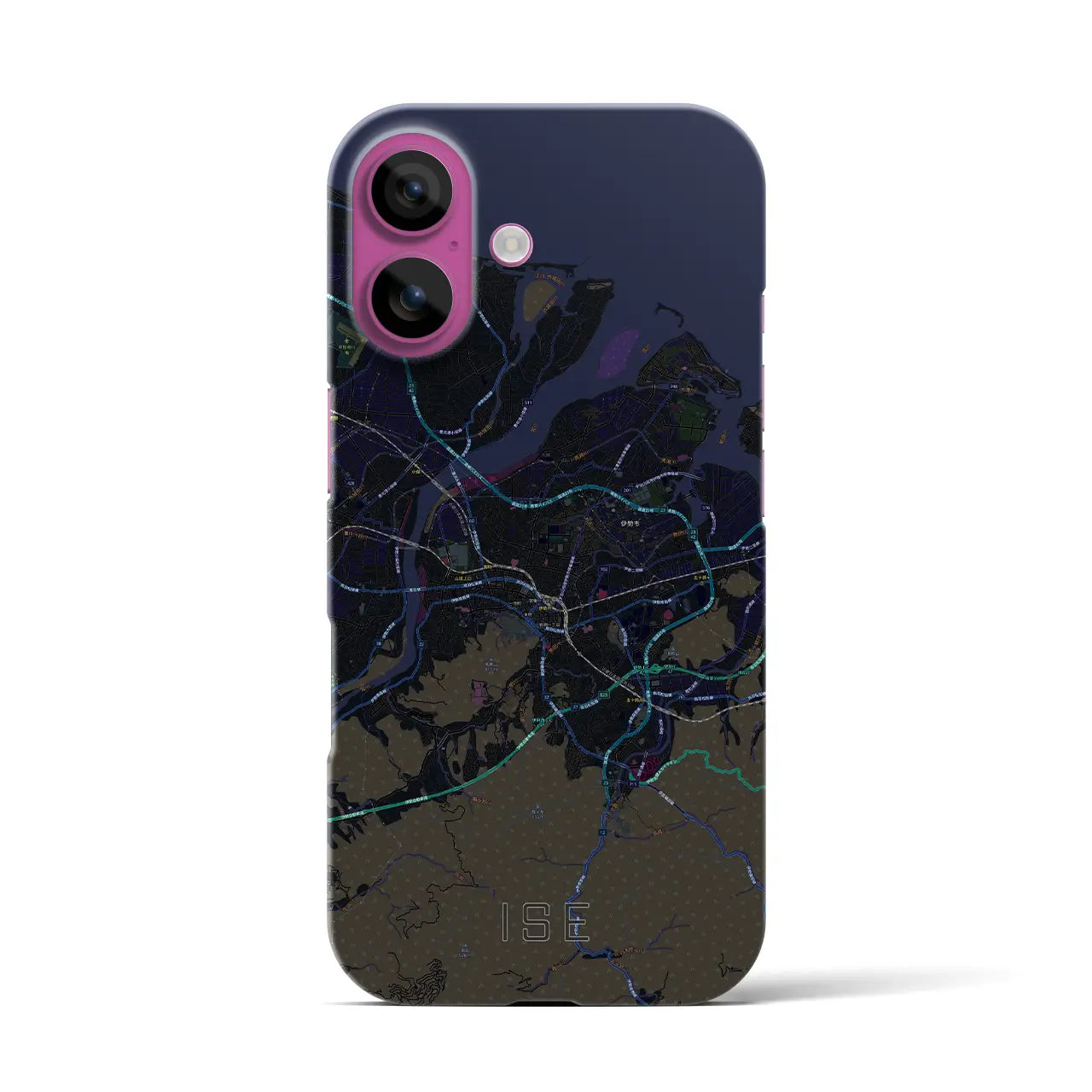 【伊勢(三重県)】地図柄iPhoneケース(バックカバータイプ)