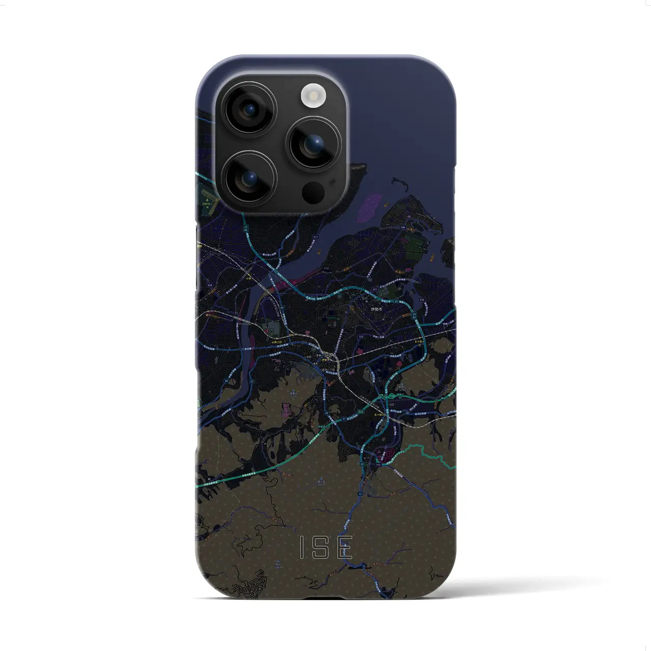 【伊勢(三重県)】地図柄iPhoneケース(バックカバータイプ)