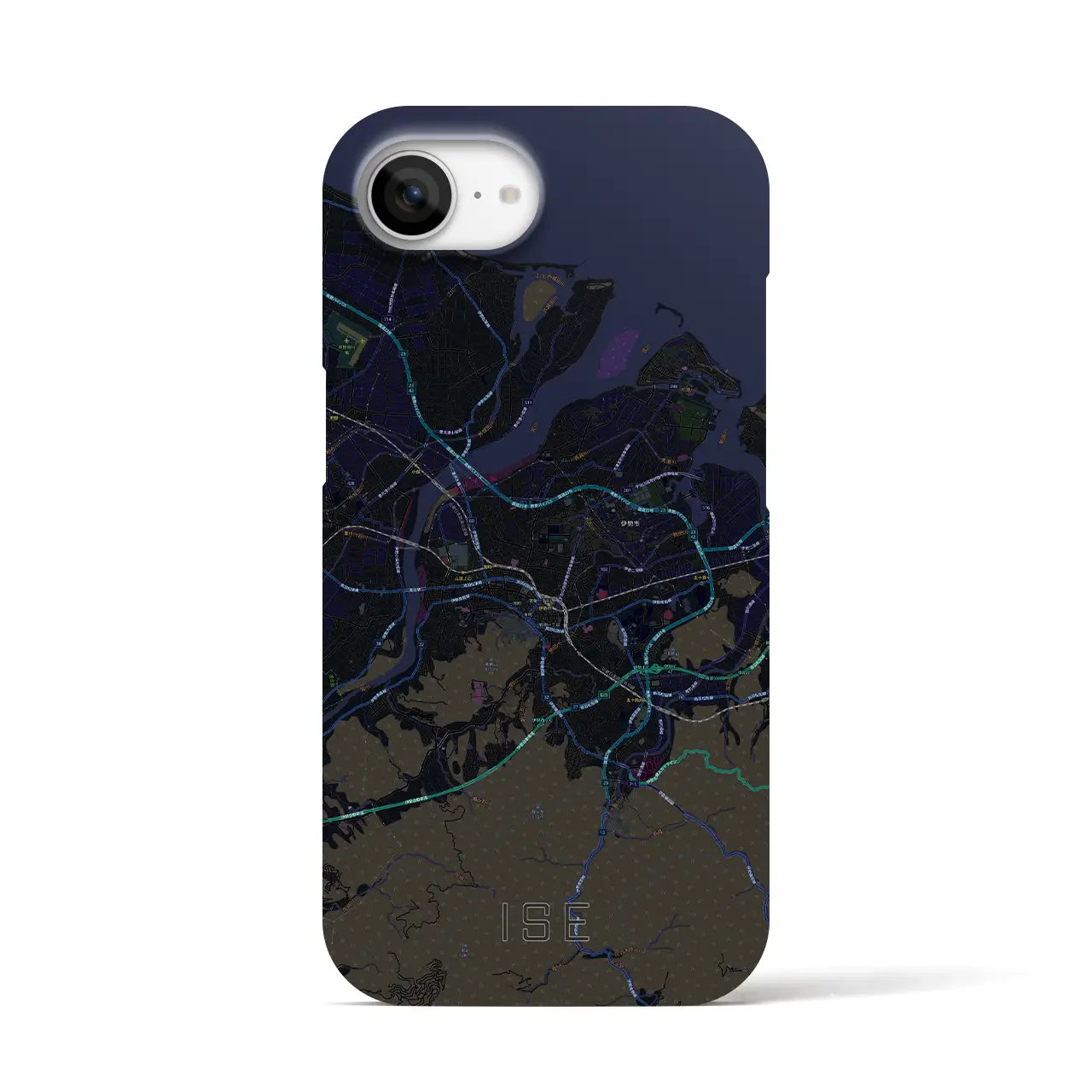 【伊勢(三重県)】地図柄iPhoneケース(バックカバータイプ)