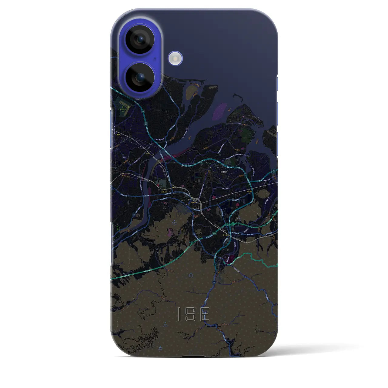 【伊勢(三重県)】地図柄iPhoneケース(バックカバータイプ)