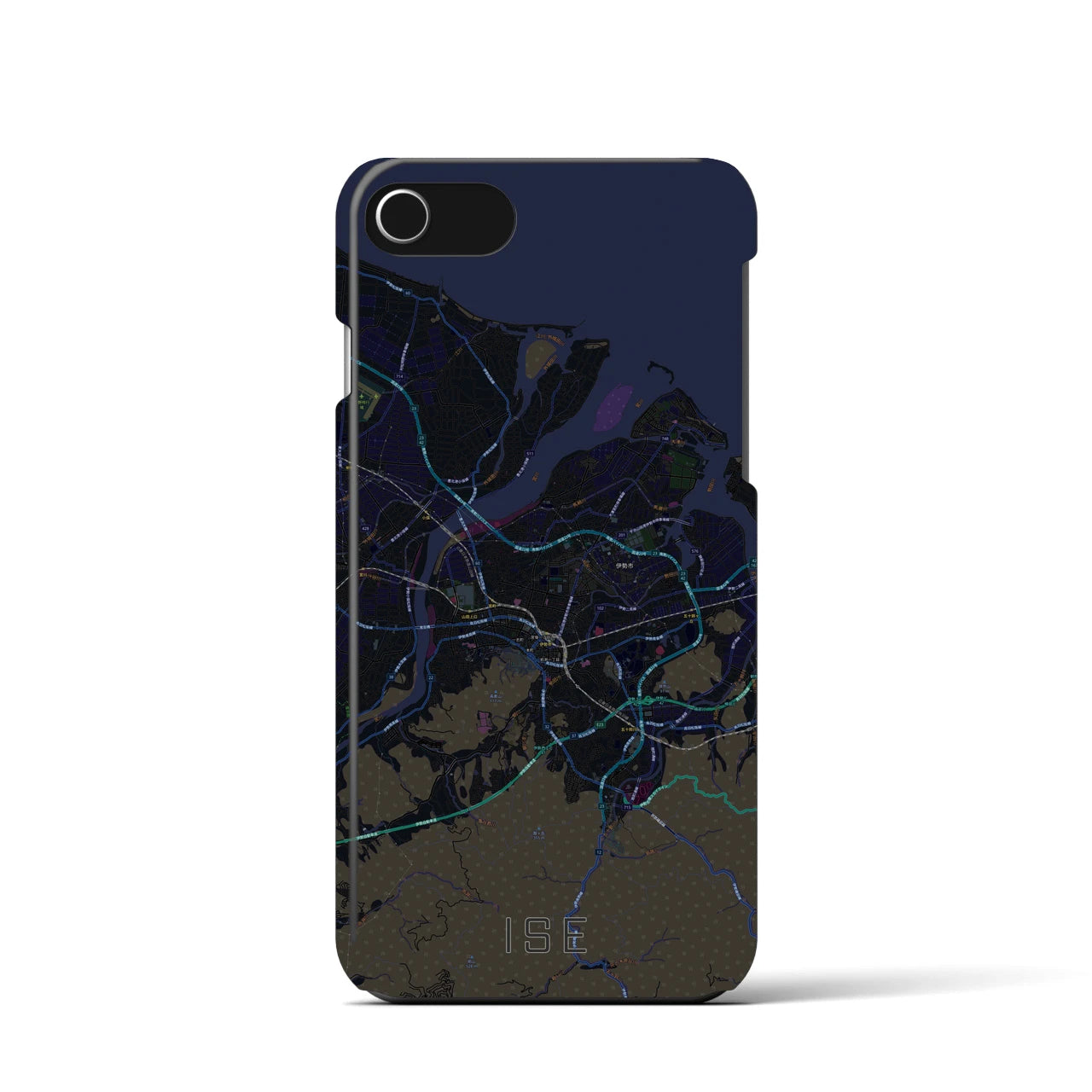 【伊勢(三重県)】地図柄iPhoneケース(バックカバータイプ)