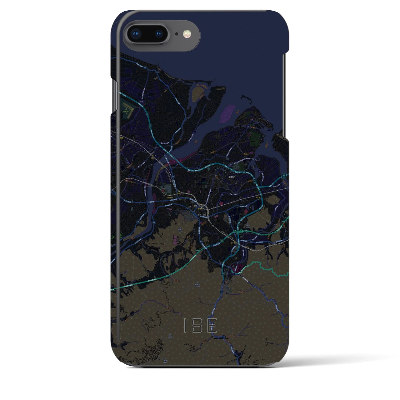 【伊勢(三重県)】地図柄iPhoneケース(バックカバータイプ)