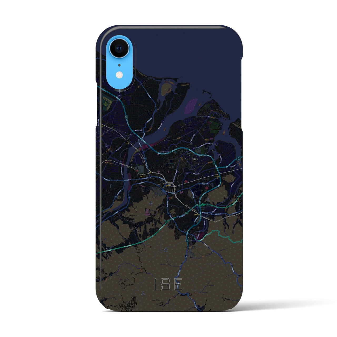 【伊勢(三重県)】地図柄iPhoneケース(バックカバータイプ)