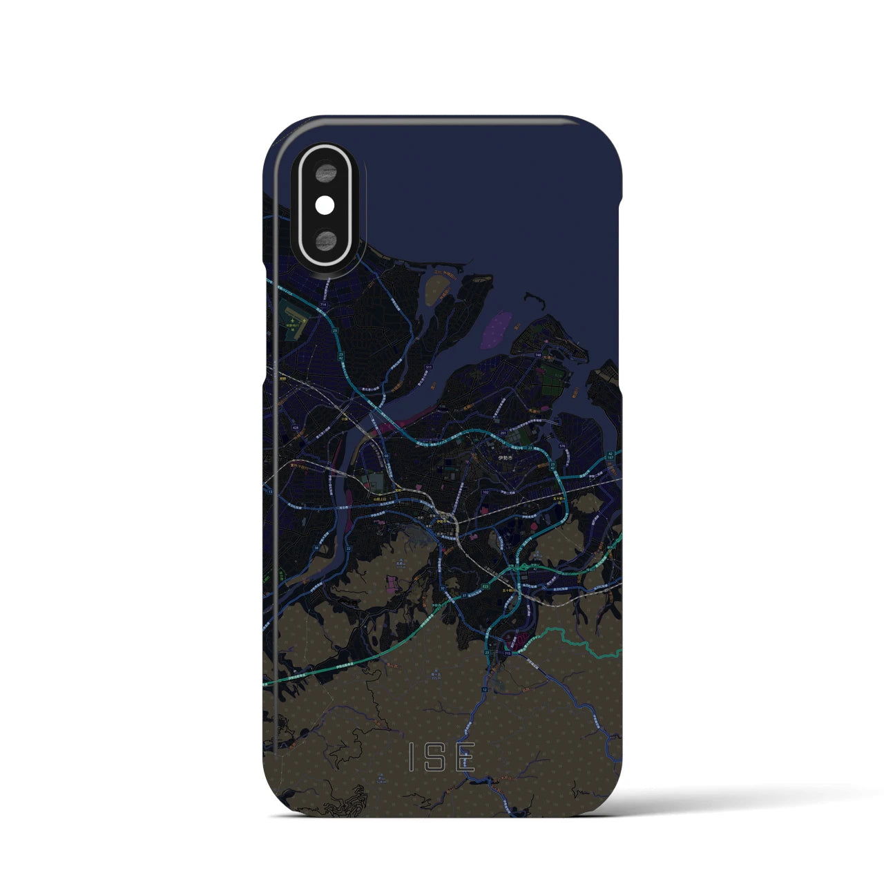 【伊勢(三重県)】地図柄iPhoneケース(バックカバータイプ)