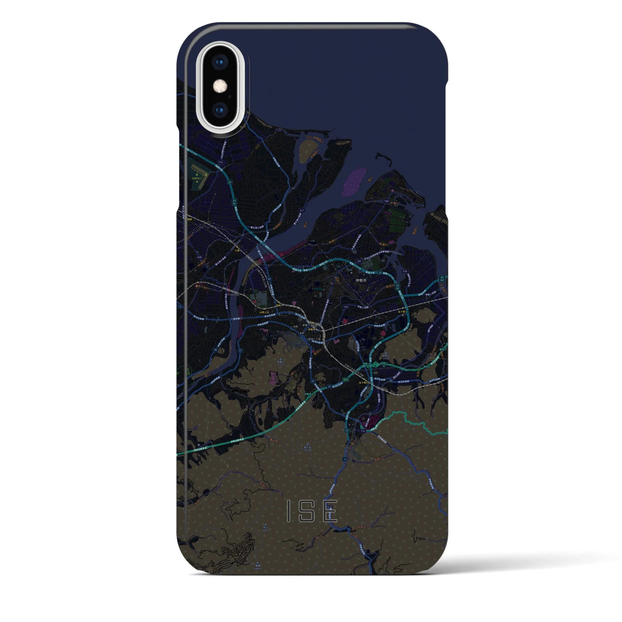 【伊勢(三重県)】地図柄iPhoneケース(バックカバータイプ)