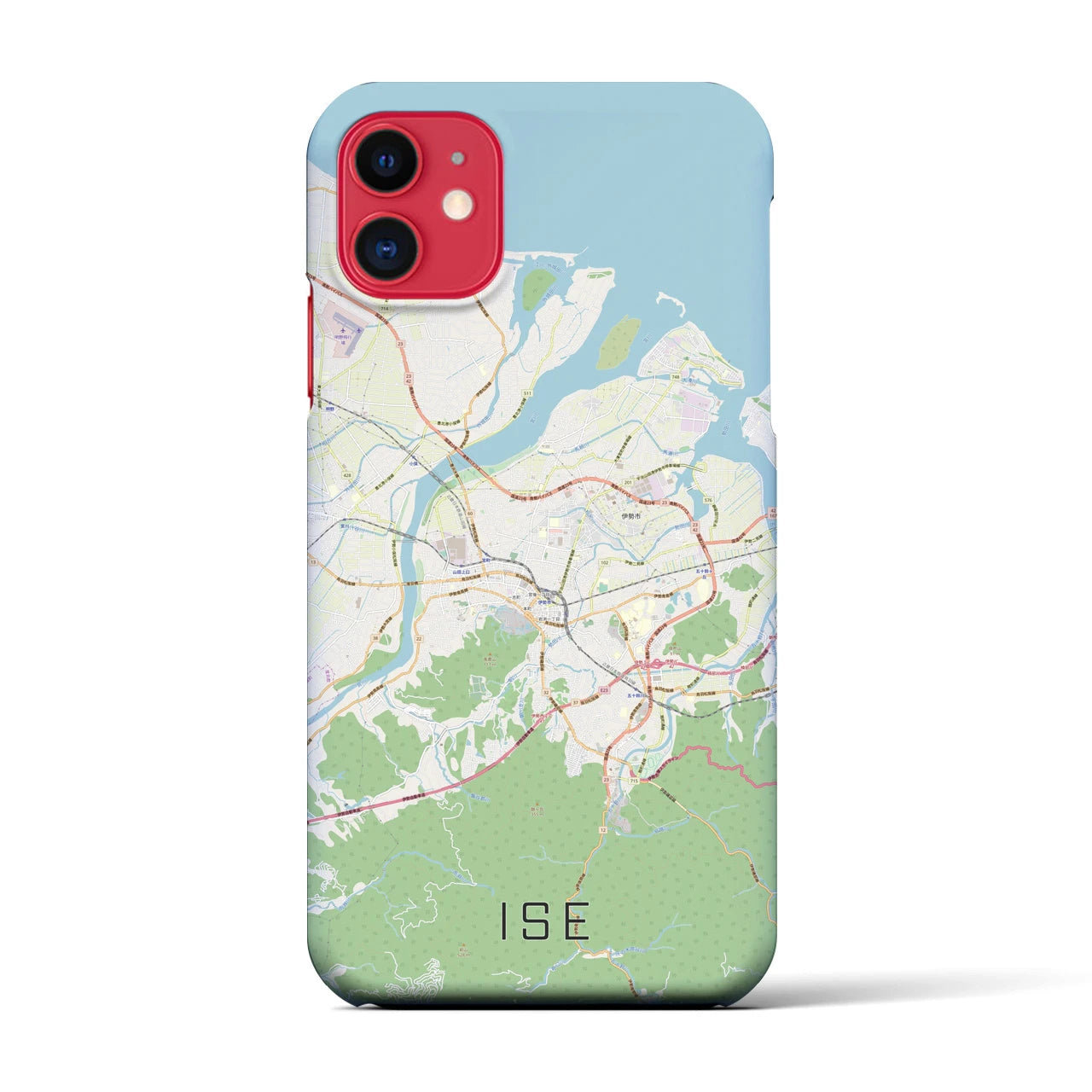 【伊勢(三重県)】地図柄iPhoneケース(バックカバータイプ)
