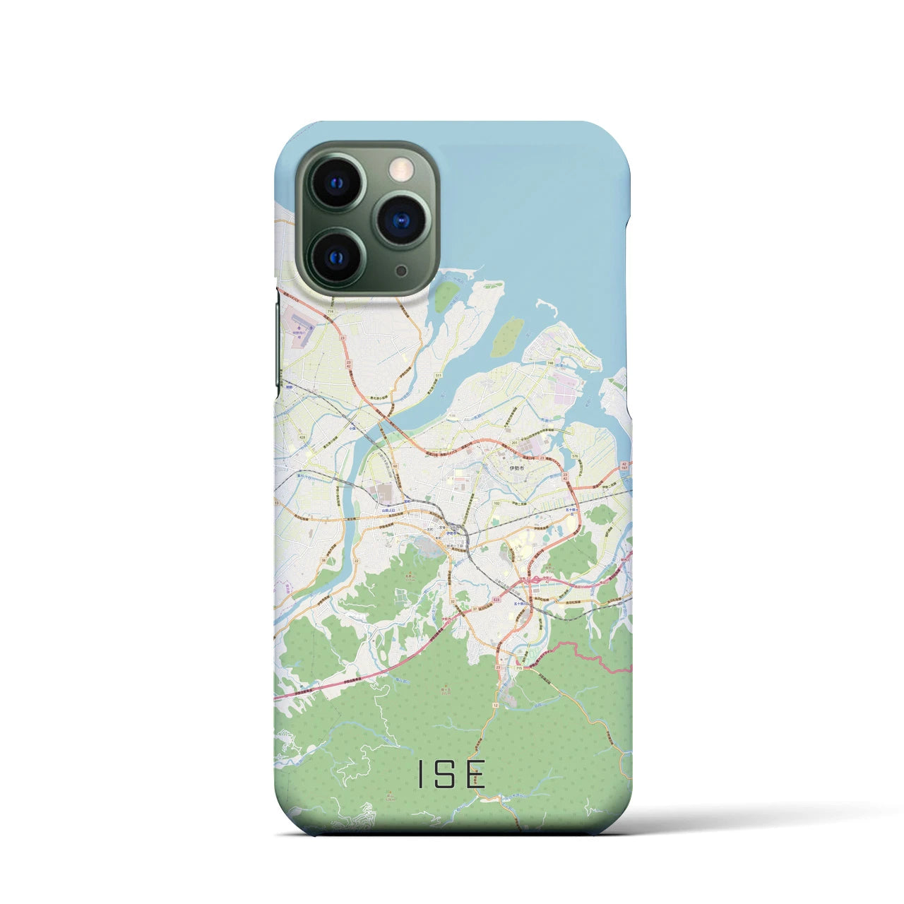 【伊勢(三重県)】地図柄iPhoneケース(バックカバータイプ)