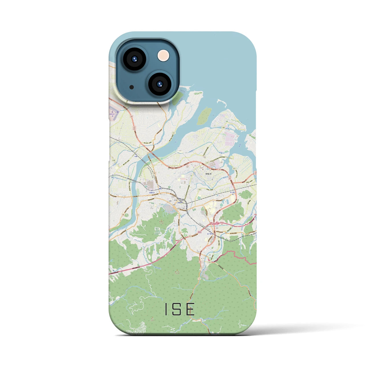 【伊勢(三重県)】地図柄iPhoneケース(バックカバータイプ)