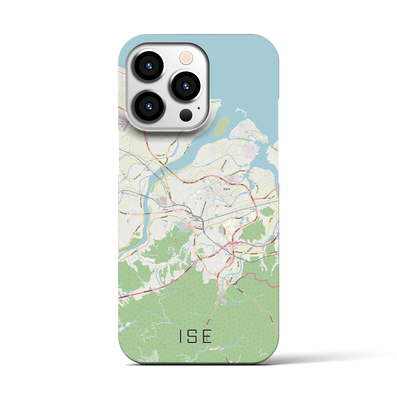 【伊勢(三重県)】地図柄iPhoneケース(バックカバータイプ)