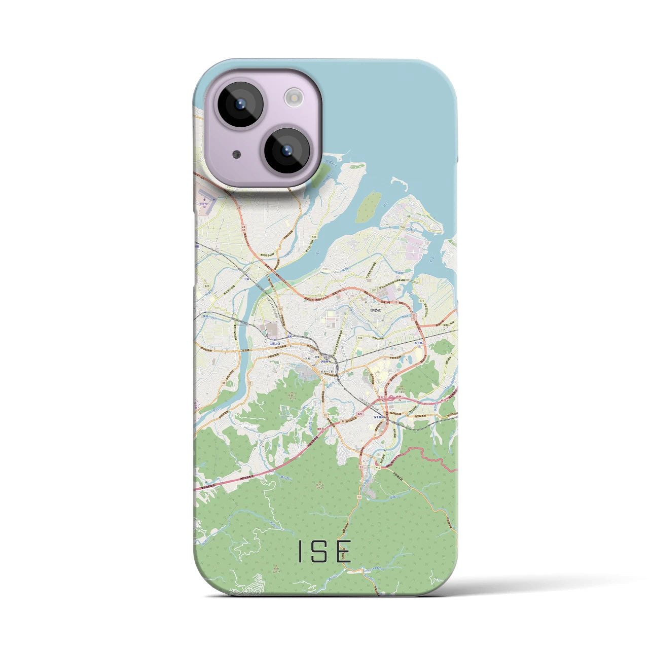 【伊勢(三重県)】地図柄iPhoneケース(バックカバータイプ)