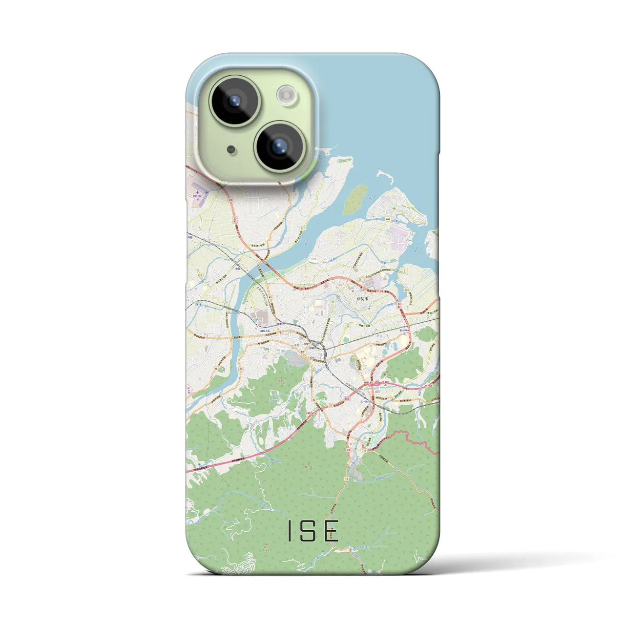 【伊勢(三重県)】地図柄iPhoneケース(バックカバータイプ)