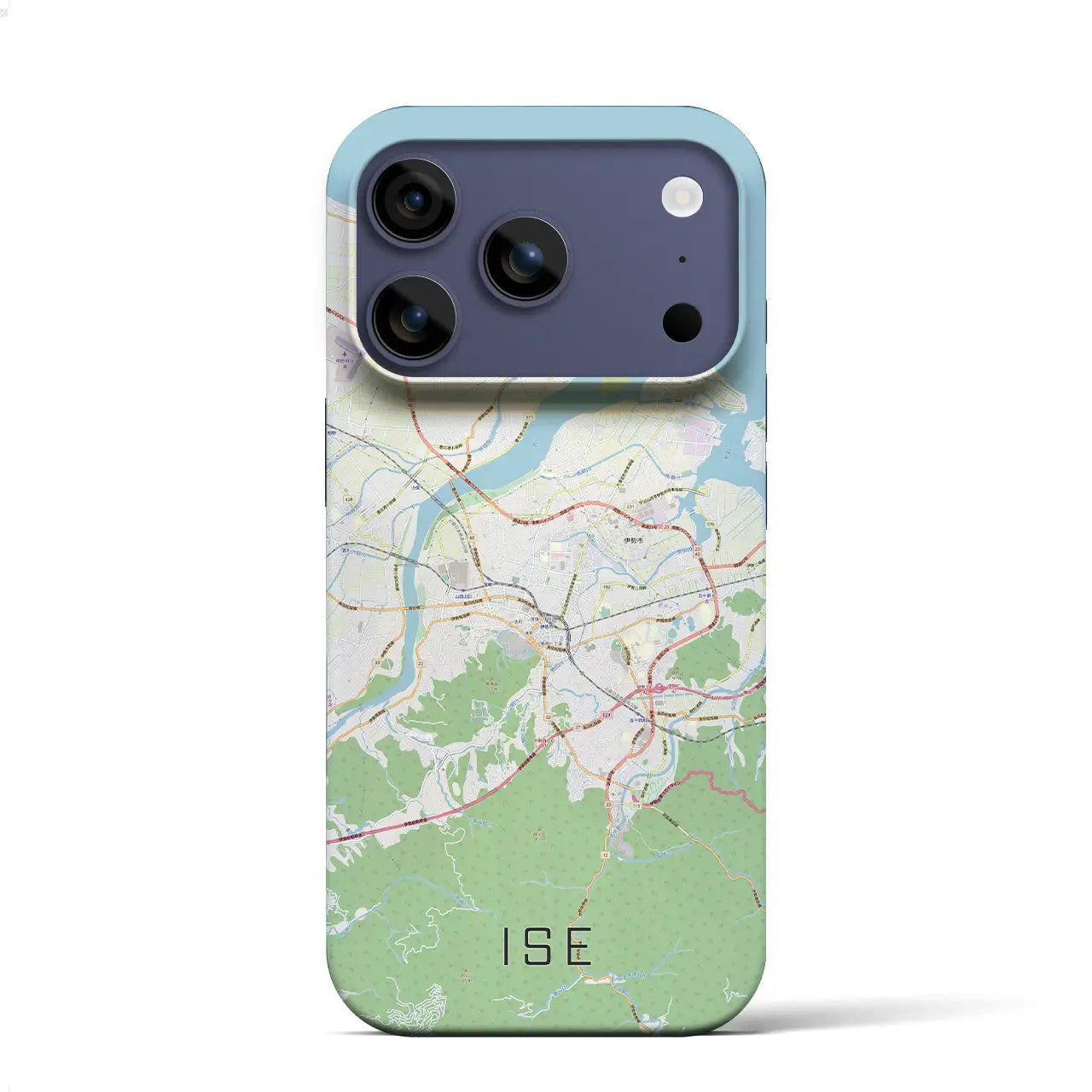 【伊勢(三重県)】地図柄iPhoneケース(バックカバータイプ)