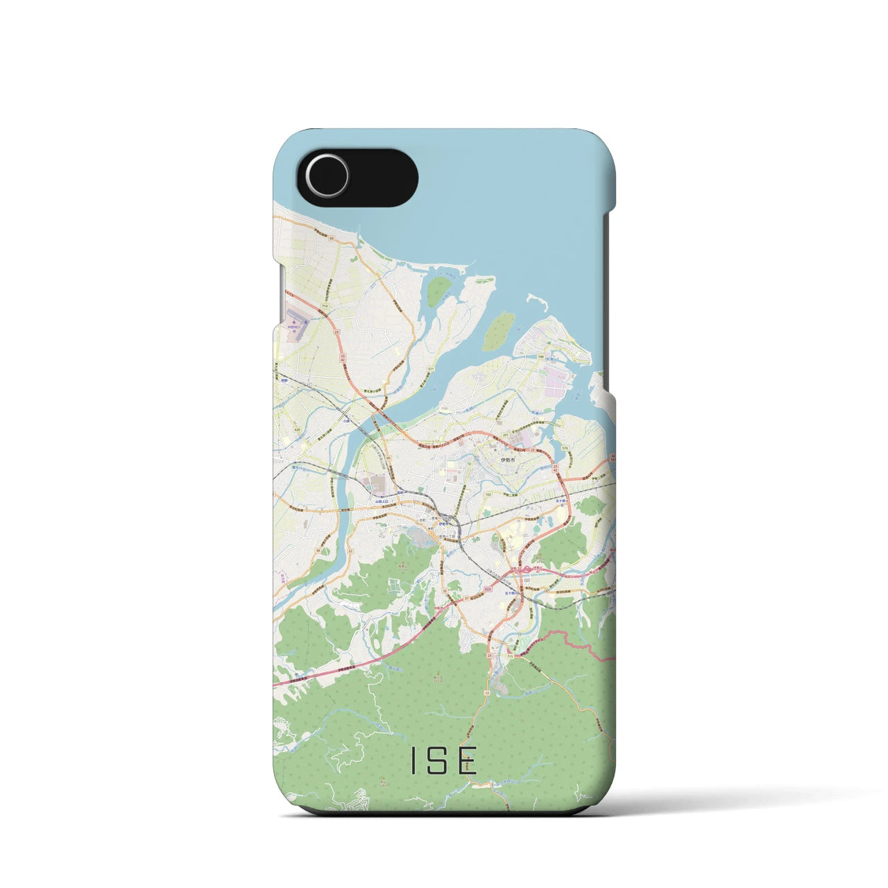 【伊勢(三重県)】地図柄iPhoneケース(バックカバータイプ)