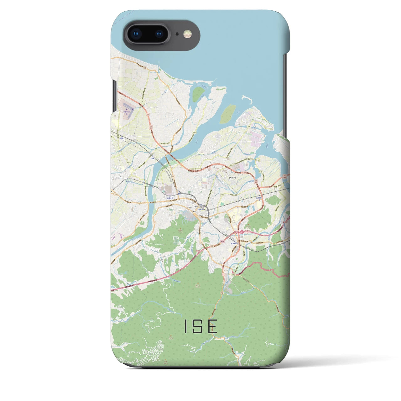 【伊勢(三重県)】地図柄iPhoneケース(バックカバータイプ)