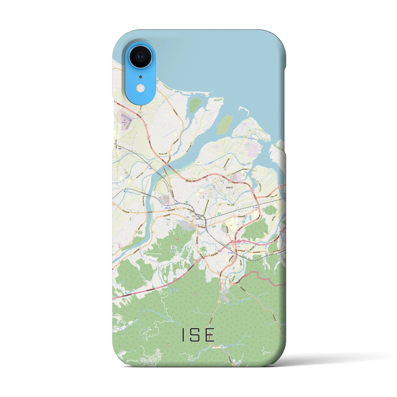 【伊勢(三重県)】地図柄iPhoneケース(バックカバータイプ)