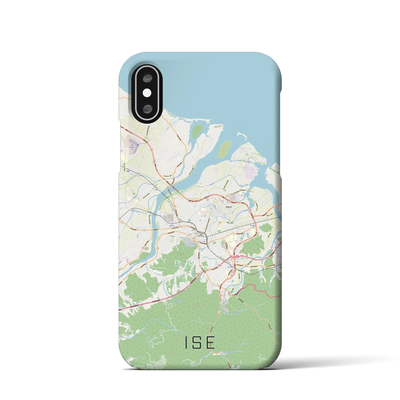 【伊勢(三重県)】地図柄iPhoneケース(バックカバータイプ)