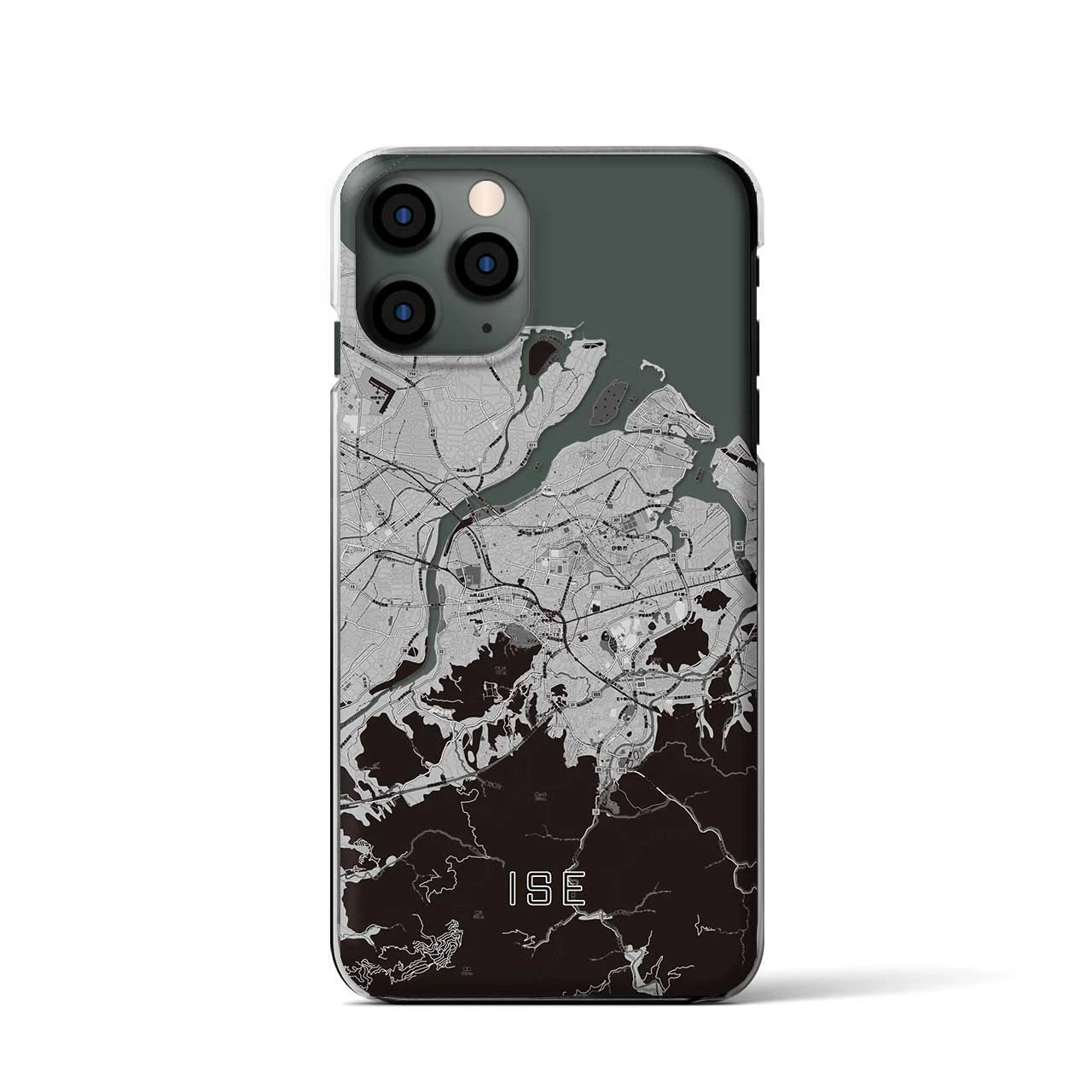 【伊勢(三重県)】地図柄iPhoneケース(クリアタイプ)