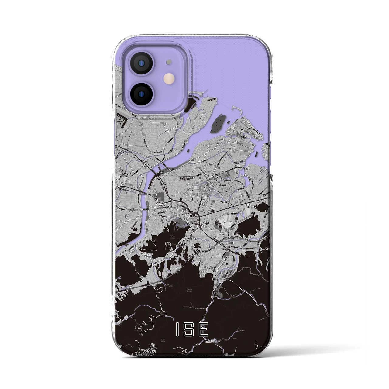 【伊勢(三重県)】地図柄iPhoneケース(クリアタイプ)