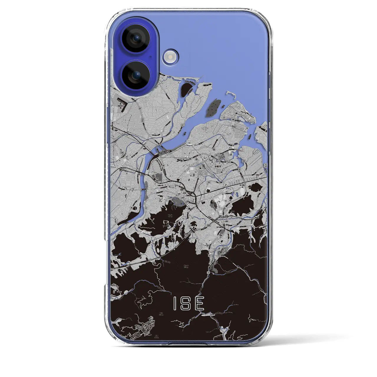 【伊勢(三重県)】地図柄iPhoneケース(クリアタイプ)