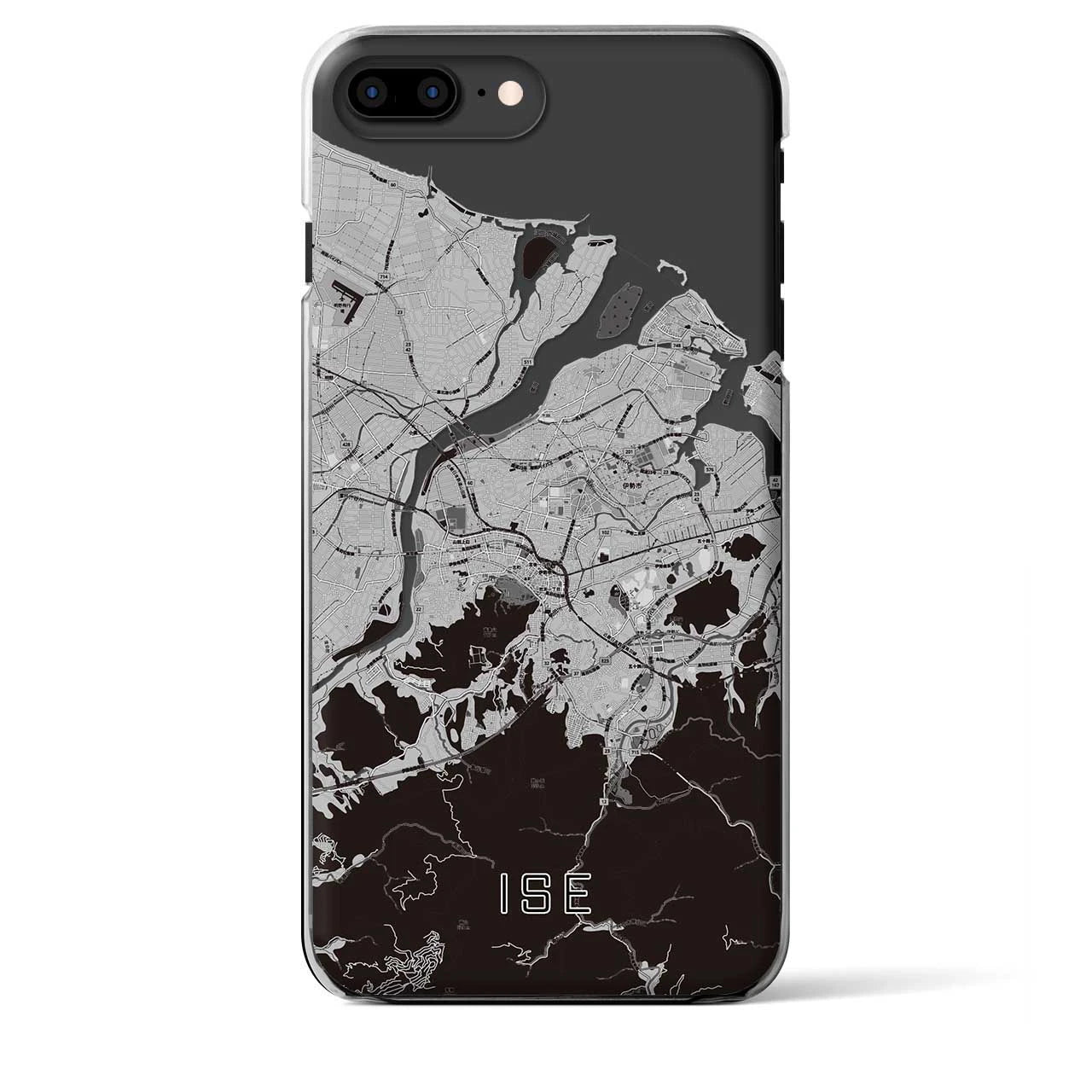 【伊勢(三重県)】地図柄iPhoneケース(クリアタイプ)