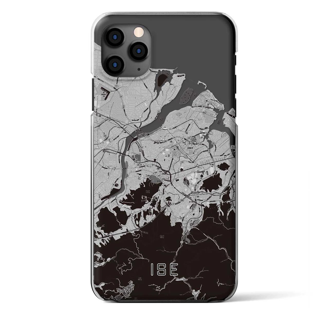 【伊勢(三重県)】地図柄iPhoneケース(クリアタイプ)