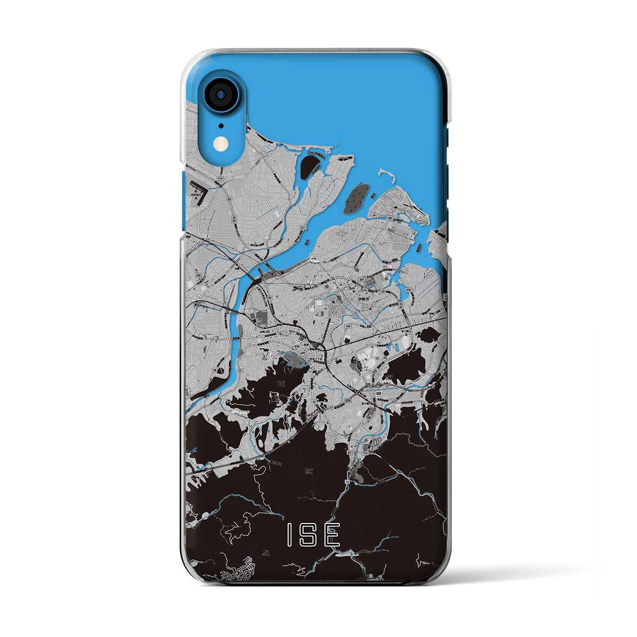 【伊勢(三重県)】地図柄iPhoneケース(クリアタイプ)