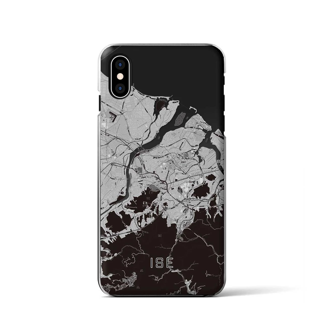 【伊勢(三重県)】地図柄iPhoneケース(クリアタイプ)