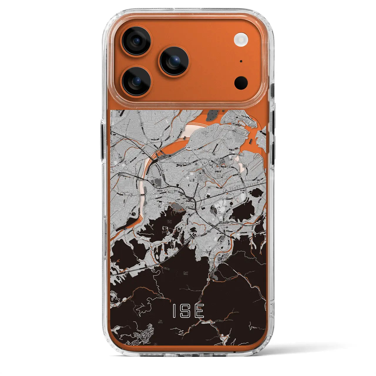 【伊勢(三重県)】地図柄iPhoneケース(MagSafeタイプ)