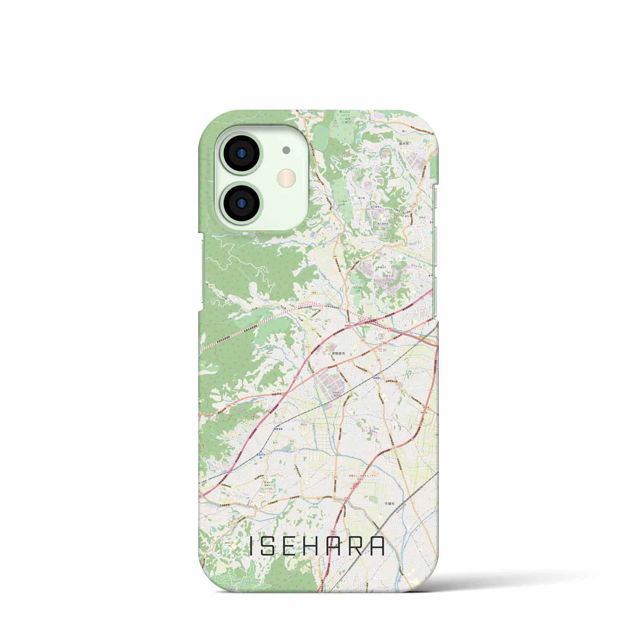 【伊勢原(神奈川県)】地図柄iPhoneケース(バックカバータイプ)