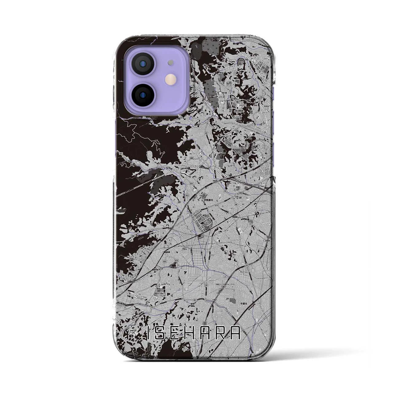 【伊勢原(神奈川県)】地図柄iPhoneケース(クリアタイプ)