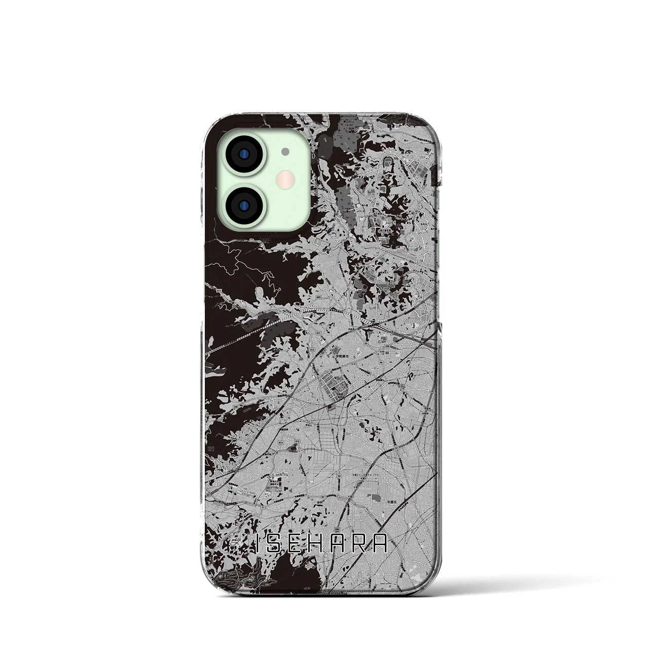 【伊勢原(神奈川県)】地図柄iPhoneケース(クリアタイプ)